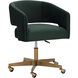 Claren Deep Green Sky Office Chair